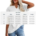 thumbnail image 3 of Womens Tops Under $10 Women's Casual V Neck T-Shirts Short Sleeve Waffle Knit Shirts Loose Summer Tunic Tops Blouse Trendy Clothes 2025, 3 of 9