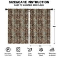 thumbnail image 2 of Blackout Kids Curtains,Brown and Black Leopard Print Childrens Insulated Curtains Set Of 2,Bedroom Essentials,Toddler Room Decor 52"x84", 2 of 5