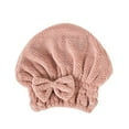 thumbnail image 5 of MSJUHEG Shower Cap Shower Organizer Towel Cap Microfiber Drying Instant Shower Dry Adult Hair Absorbent Hair Bathroom Products Shower Cap For Women Pink, 5 of 6