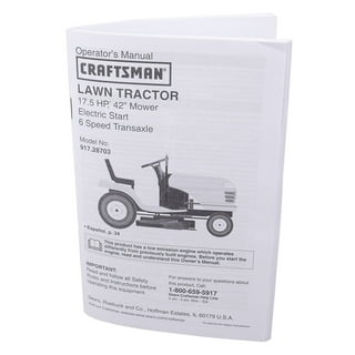 Craftsman Lawn Mower Manuals