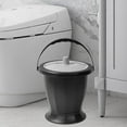 thumbnail image 6 of Serenable Spittoon al with Lid Potty al Pot Night al Toilet Portable Bedpan Chamber Pot for Woman Travel Elderly Children Gray Lid, 6 of 9