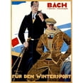 thumbnail image 2 of Engelhard, Julius Ussy 19x24 Black Modern Framed Museum Art Print Titled - Bach / Fur den Wintersport, 2 of 4