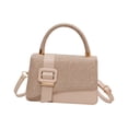 thumbnail image 4 of Bolso de mano elegante de PU para mujer, bolso de hombro tipo cartera para citas. Caqui, 4 of 9