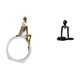 thumbnail image 5 of Figura de niña pensadora, estatua de mujer, centro de mesa, dormitorio, regalo para lectores, estantería, estilo rústico, escultura abstracta, adorno, 5 of 8