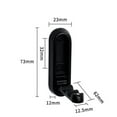 thumbnail image 3 of 3PC Aluminium Alloy Foldable Clothes Hook Storage for RV Bathroom Home Camper Caravan RV Interior Organization Accessories ,Easy to Use, 3 of 5