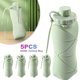 thumbnail image 1 of Botella Plegable 600 Ml Anticaída Camping Ciclismo () Verde, 1 of 8