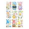 thumbnail image 2 of Hxoliqit Kids Bedroom Set Rabbit Glass Sticker Decal Holiday Decorations Spring Kids Room Home Kitchen Decor 9pc, 2 of 5