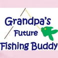 thumbnail image 2 of CafePress - Grandpa's Future Fishing Buddy Body Suit - Long Sleeve Cotton Baby Bodysuit, 2 of 4