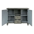 thumbnail image 4 of ACME Velika 2-Drawers Wooden Console Table with 2 Doors in Weathered Gray, 4 of 9