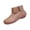 Khaki, variant on Atkumj Ankle Boots for Wome Fashion Low Heel Round Tou Fold‑Over Cuff Faux Leather Boots Versatile Solid Color Side Zip Fall Boots for Women 36