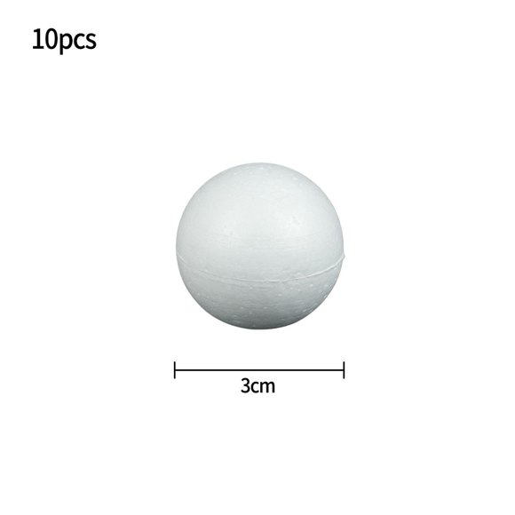 Bgsha Foam Ball Round DIY Accessories New Party Polystyrene Styrofoam Handmade For Party Celebration Decorations Craft DIY Supplies