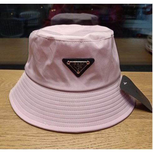 prada bucket Sombreros Pescador Sombrero Triángulo Satén Suave Tela Lisa unisex