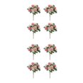 thumbnail image 3 of Guardoinrt 4pcs Good Hand Feeling Artificial Flowers With Good Texture For Sensory Delight For DIY Silk Home Decoration Party Decor Pink 2Set, 3 of 6