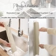 thumbnail image 2 of Kitchen And Bathroom Soft Silicone Water Retaining Board, Waterproof Silicone Board, Integrated Full Suction Cup Splash-Proof Retaining Strip, Suitable For Washbasin And Kitchen Sink (2, Beige), 2 of 7
