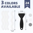 thumbnail image 6 of (2 pack) Secopad Anti Slip Shower Stickers 24 PCS Safety Bathtub Strips Adhesive Decals with Premium Scraper, 6 of 8