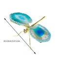 thumbnail image 3 of RuiJiao Handcrafted Agate Butterfly Decoration - Natural Crystal Stone Specimen for Home and Office Desktop, Unique Gift for Nature Lovers, 3 of 8