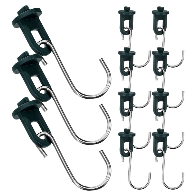 STRANDCHIC 1Set Silver Greenhouse Accessories with Twist Tool for Convenient Plant Hanging
