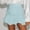 Sky Blue, variant on Fesfesfes Women Skirt Casual Solid High Waist Ruffled Zipper Fish Tail Short Skirt Clothes Sale