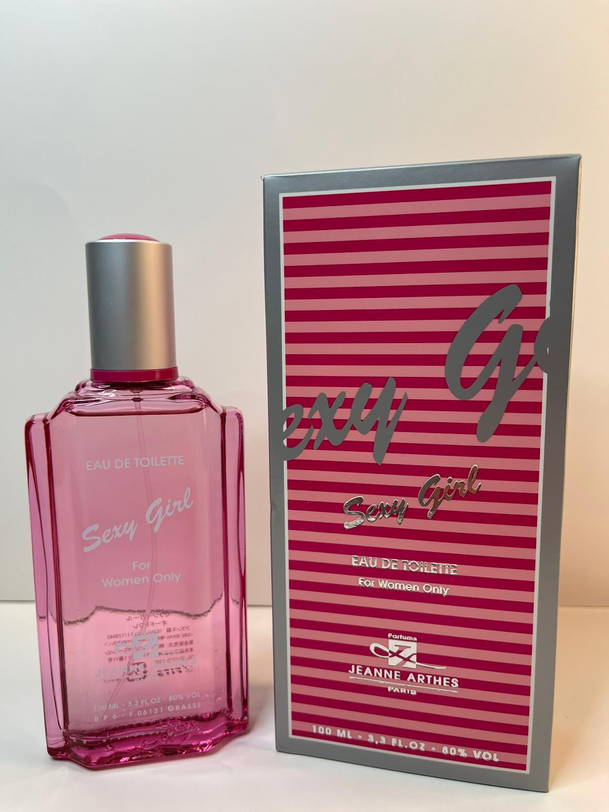 SEXY GIRL by Jeanne Arthes Eau de Toilette 3.3 oz 100ml for Women Perfume  Spray Brand NEW in Box, Original Vintage Perfume 