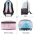 thumbnail image 5 of KUIFORTI Sakura Capybara Kids Backpack 17 Inch Lightweight Girls School Bookbag with Side Pockets Adjustable Straps for Elementary Primary Middle Back to School Gifts, 5 of 7