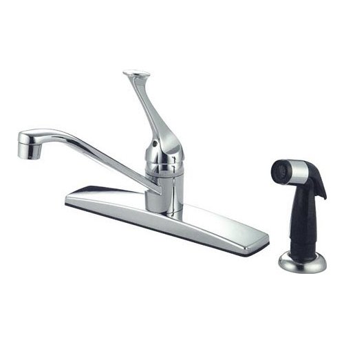 Kingston Brass KB0572 Columbia Single-Handle Centerset Kitchen Faucet, Polished Chrome