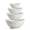 White Grey, variant on Porcelain Serving Bowl Set Beige Multipurpose Entertaining Use