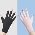thumbnail image 2 of 1 Pair Anti UV Gloves UV Shield Glove Fingerless Manicure Nail Art Tool, 2 of 5