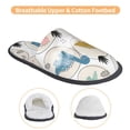 thumbnail image 3 of Balery Cute Dinosaurs Pantuflas de Casa de Felpa Silenciosas con Diseño Estampado, Zapatillas Cómodas Antideslizantes de Algodón para Interior-Medium, 3 of 8