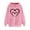 Pink, variant on jjayotai Valentines Day Sweatshirt for Women, Oversized Love Heart Graphic Pullover Valentine's Long Sleeve Tops