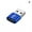 blue, variant on USB Type C Female To USB 3.0 Male Adapter Converter Plug For Data Transfer And Charging