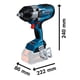 thumbnail image 3 of Llave de Impacto Bosch Gds 18v-1000 1/2' 18v + 2 Bat 8.0 Ah, 3 of 6