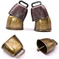 thumbnail image 4 of 12 Pcs Metal Cow , Cowbell Retro for Horse Sheep Grazing Copper, Cow Bells Noise Makers, 4 of 6