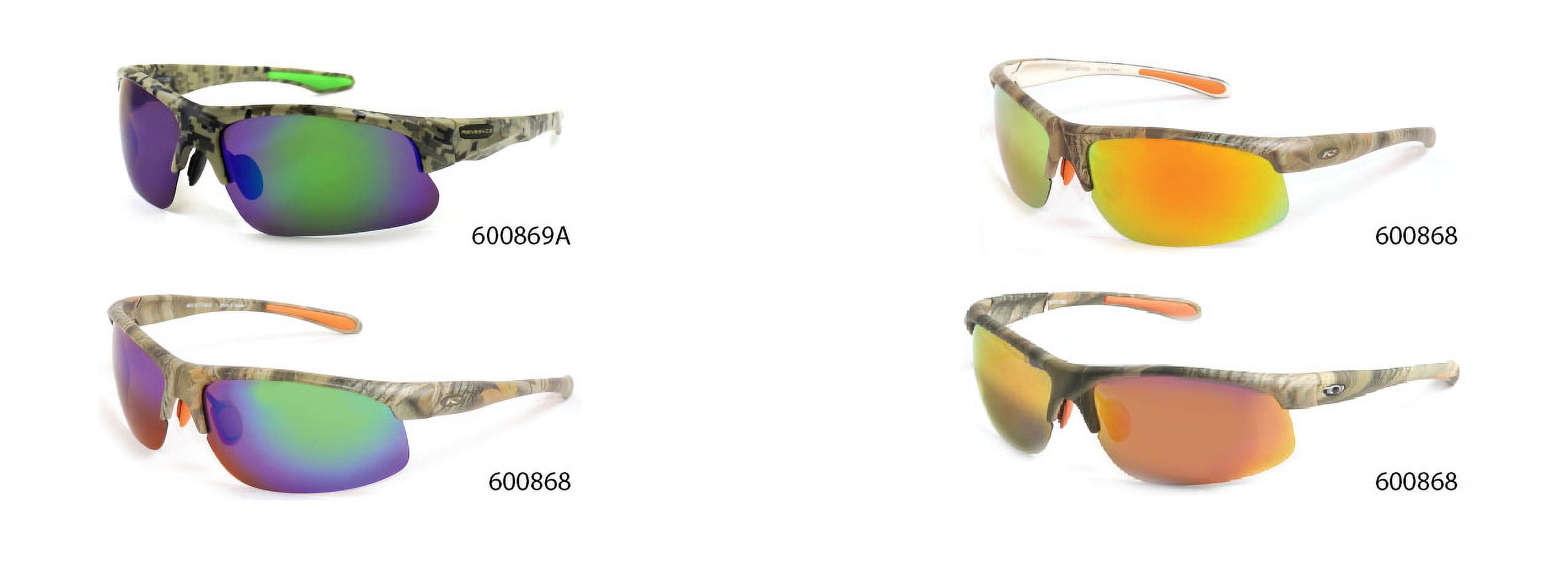 Renegade Polarized Sports Fishing Sunglasses, Camo for adults men and women