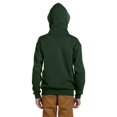 thumbnail image 3 of Jerzees 993B Youth NuBlendÂ® Fleece Full-Zip Hooded Sweatshirt, 3 of 4