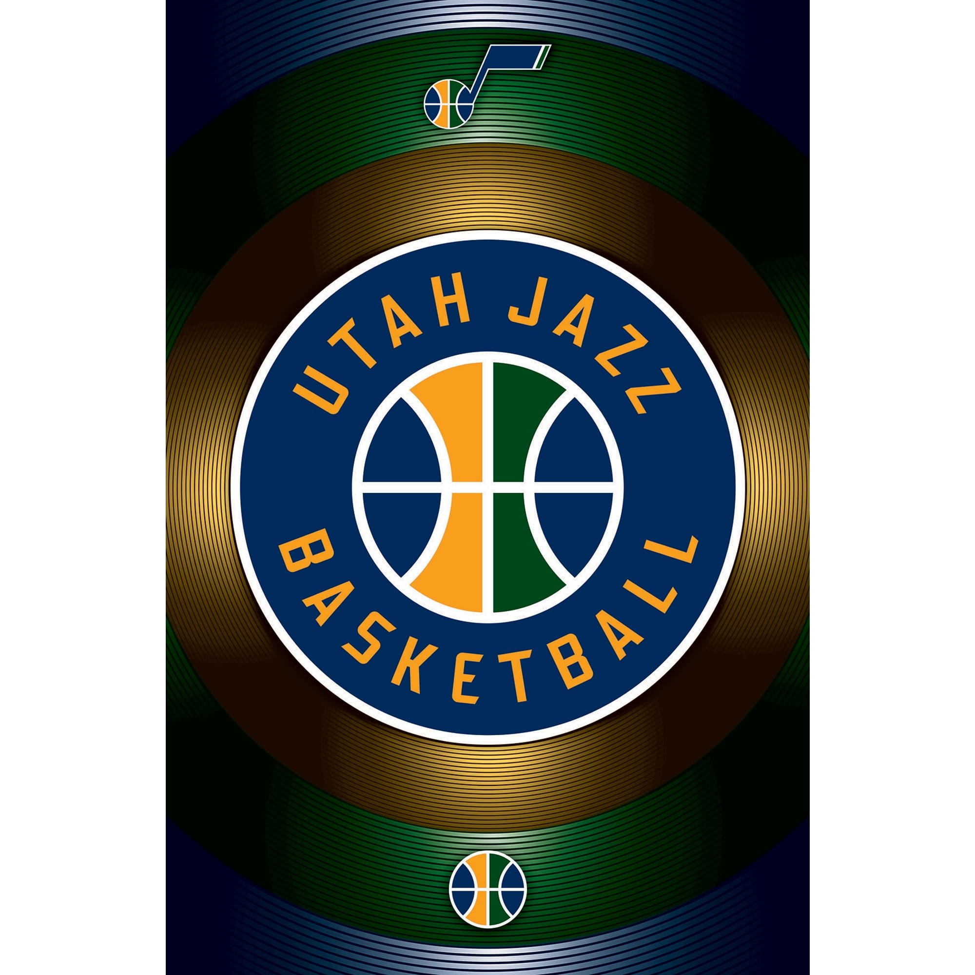 Utah Jazz 22&amp;#39;&amp;#39; x 34&amp;#39;&amp;#39; Logo Team Poster - No Size