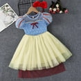 thumbnail image 3 of Robe Fille Princess Robe en Maille Costume Fête d'Anniversaire Cosplay Costume de Noël, 3 of 6