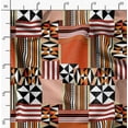 thumbnail image 2 of Soimoi Velvet Orange Fabric By the Yard - 54 Inch Wide -Geometric Material - Artistic and Modern Patterns for Various Uses Printed Fabric, 2 of 6
