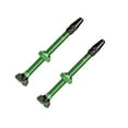 thumbnail image 1 of Soidarity Paquete de 2 vástagos sin cámara, núcleo de rueda exquisito multicolor, accesorios de ciclismo de aleación de aluminio a prueba de Ciclismo Verde, 1 of 6