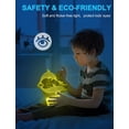 thumbnail image 2 of YSTIAN Dolphins Night Light for Kids, 3D Illusion Lamp, 16 Colors Changing with Remote Control, Room Decor, Gifts for Children Boys Girls, 2 of 6