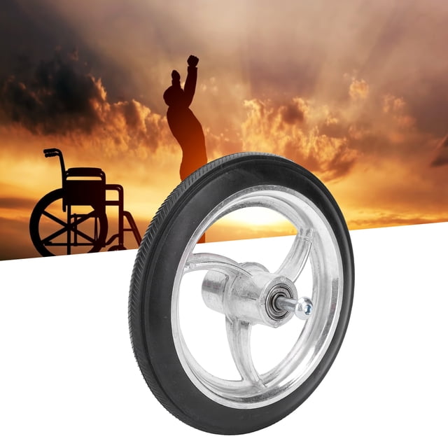 7in Front Wheel Aluminum Alloy Explosion-proof And Firm Non-Slip Polyurethane Tire Replacement 8mm