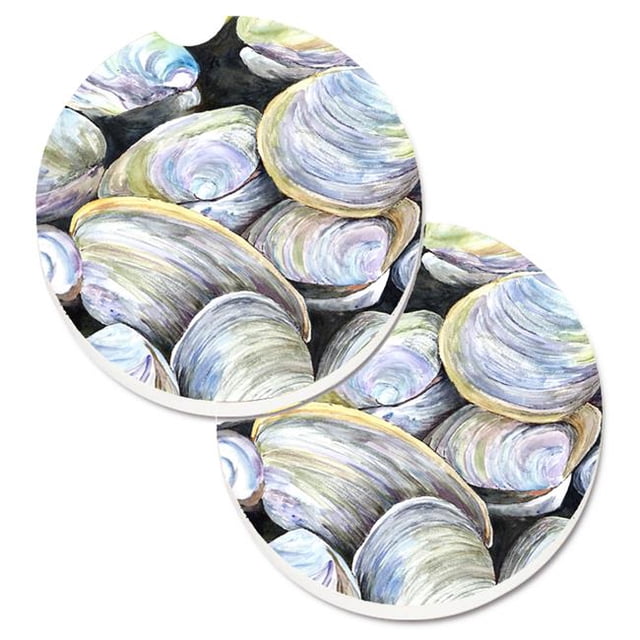 Clam Quahog Set de Sous-Verre de Voiture Porte-Gobelet 2