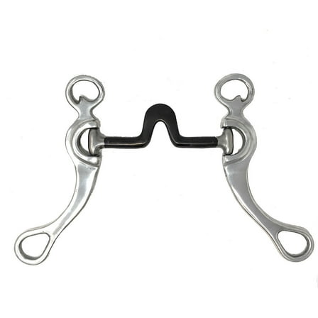 AJ Tack Aluminum Cheeks Swivel Port Spoon Bit