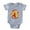 Heather Grey, variant on CafePress - Lucha Librarian - Cute Infant Baby Football Bodysuit