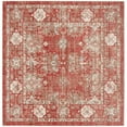 thumbnail image 5 of SAFAVIEH Windsor Cleves Traditional Area Rug, Red/Ivory, 3' x 5', 5 of 9