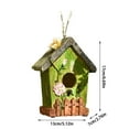 thumbnail image 2 of Decorative Hanging Resin Birdhouse Outdoor Garden Novelty Hut for Lovers, 2 of 4