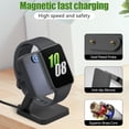 thumbnail image 4 of Smartwatch Smartwatch Charging Dock Replacement Charger Stand Holder Magnetic Cable USB for Fit 3 SM-R390 Black, 4 of 7