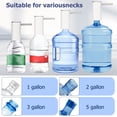 thumbnail image 4 of Electric Drinking Water Pump, Foldable Automatic Ration Water Supply Portable Rechargeable Water Bottle Dispenser  for Office, 4 of 8