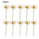 thumbnail image 5 of Advancent 10 piezas de flores artificiales Gerbera plantas falsas Mini ramo buscando hogar jardín fiesta arreglos florales Decoración Decoración champán Advancent HA084637-04, 5 of 6