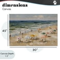 thumbnail image 4 of Stupell Industries Modern Impressionist Summer Beach Day Canvas Art, 45 x 30, by Jacky Ngan, 4 of 8