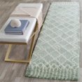 thumbnail image 4 of Safavieh Casablanca Shag 6' X 9' Hand Tufted Rug in Blue and Ivory, 4 of 9